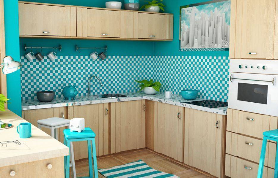 бежевая кухня №39 в Сыктывкаре