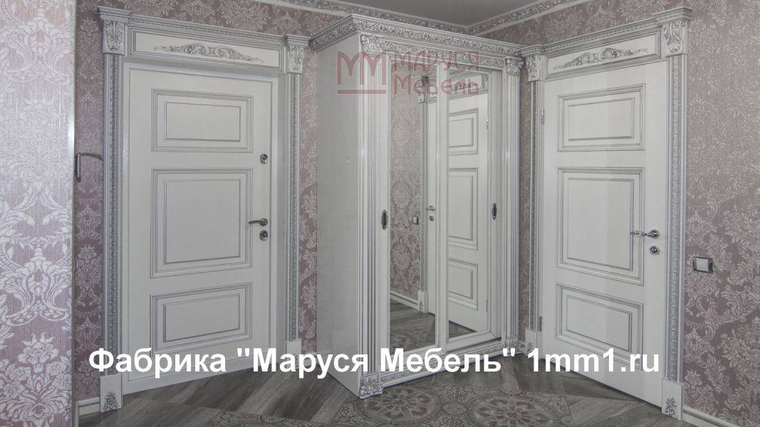 резная белая прихожая в Сыктывкаре