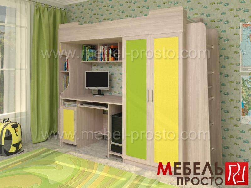 детская кровать-чердак карлсон модульный в Сыктывкаре