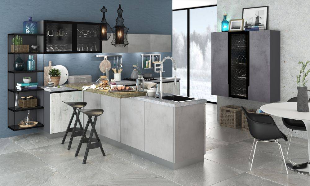 стильная кухня loft в Сыктывкаре