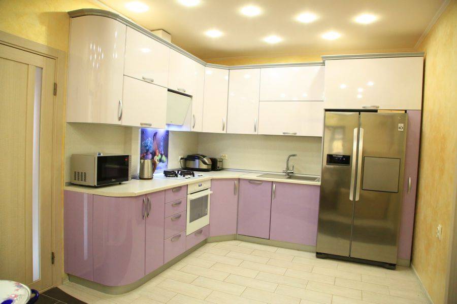 угловая радиусная кухня в Сыктывкаре