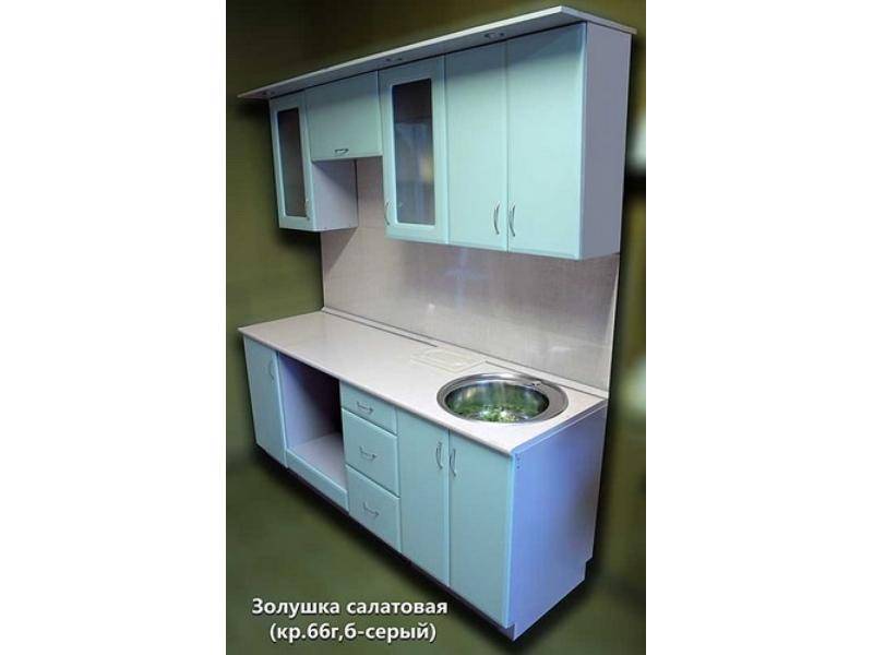 кухня золушка салатовая в Сыктывкаре