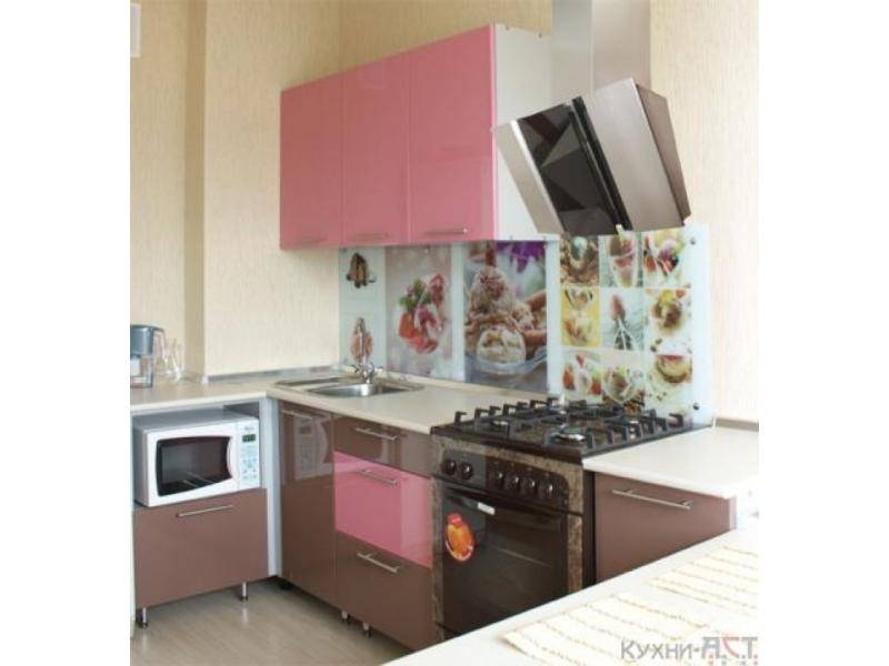 кухонный гарнитур угловой крем-брюле в Сыктывкаре