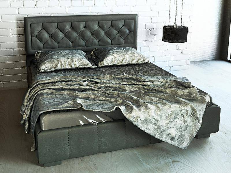 кровать олимпия (grey) с поъемным механизмом в Сыктывкаре