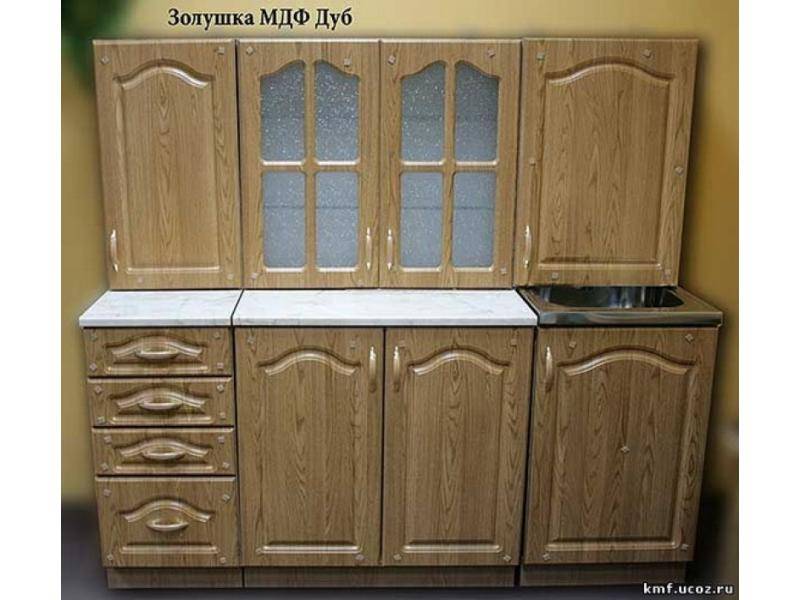 кухня золушка мдф дуб в Сыктывкаре