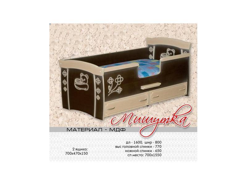 детская кровать мишутка в Сыктывкаре