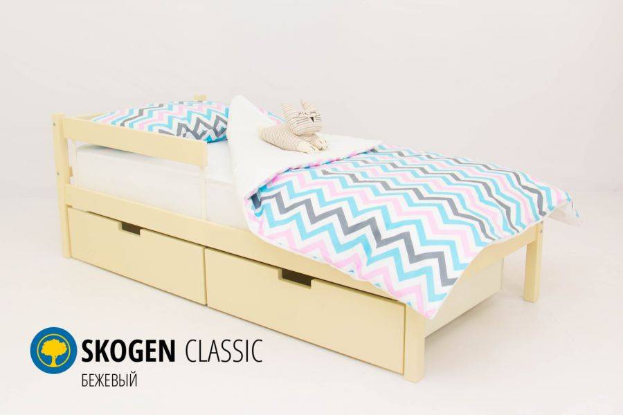 детская кровать skogen classic бежевый в Сыктывкаре