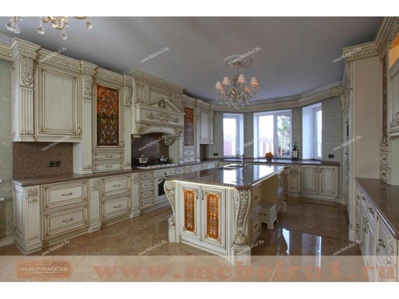 кухня барокко из массива дуба в Сыктывкаре