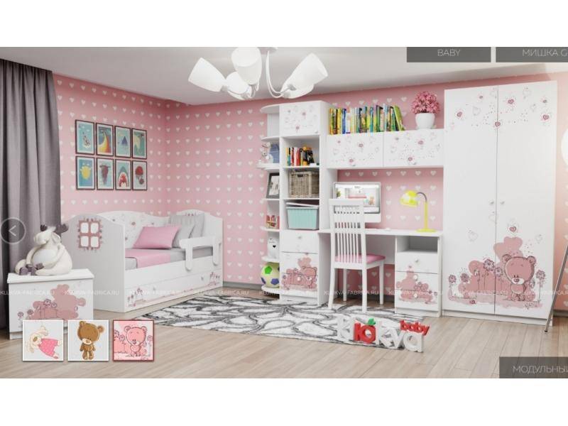 комната для девочки мишка girl в Сыктывкаре