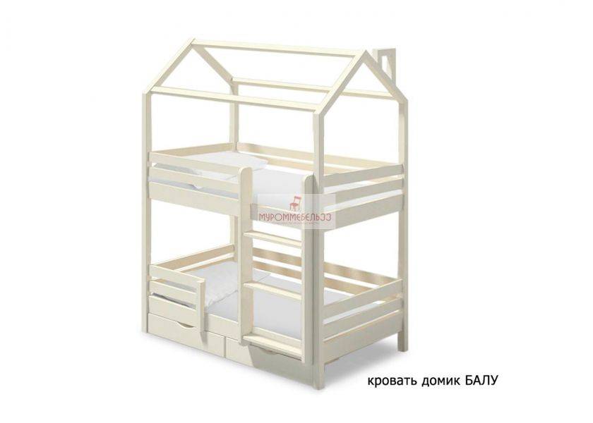 кровать-домик балу два яруса в Сыктывкаре