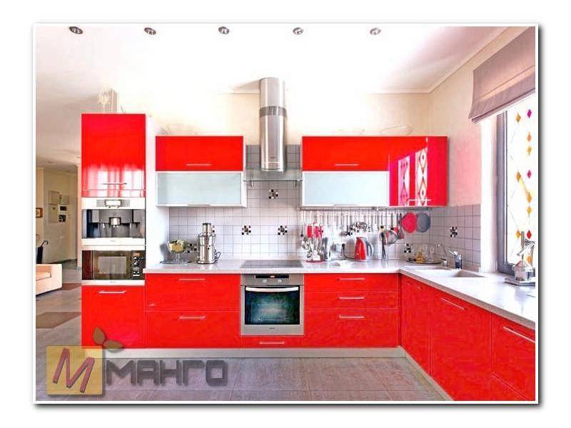 красный кухонный гарнитур анжела в Сыктывкаре