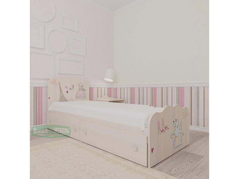 кровать детская односпальная bed paris в Сыктывкаре