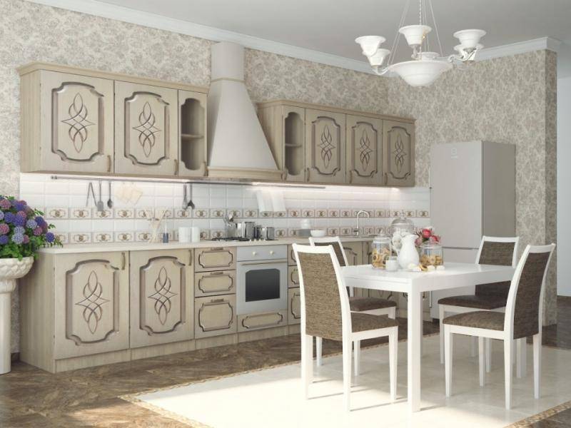 кухонный гарнитур прямой колибри в Сыктывкаре