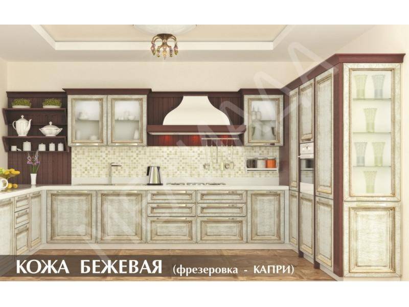 кухня кожа бежевая в Сыктывкаре