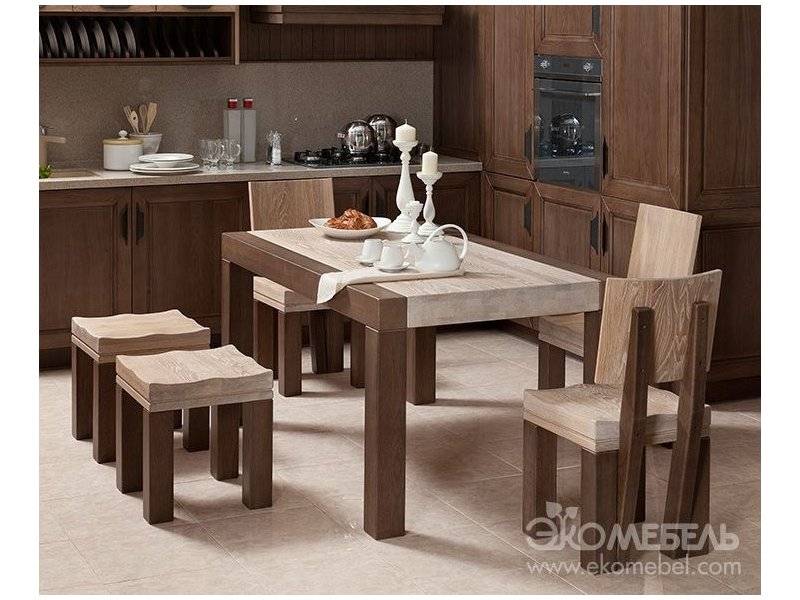 обеденная группа каприз из массива дуба в Сыктывкаре