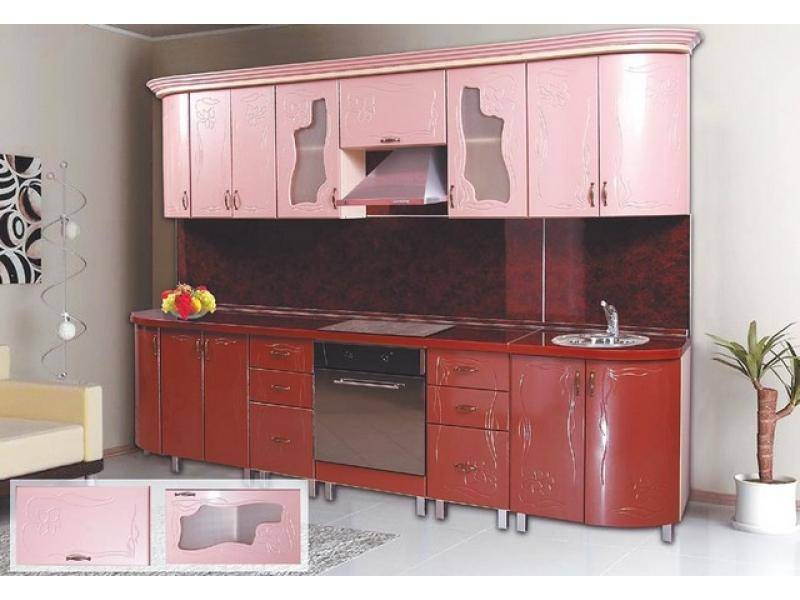 кухня прямая «сирень 2» в Сыктывкаре