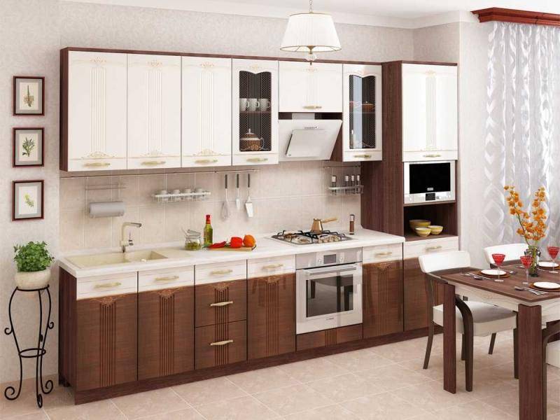 кухонный гарнитур прямой каролина 11 в Сыктывкаре