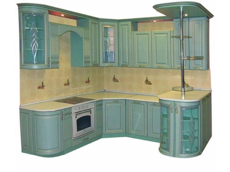 кухня угловая патина кантри в Сыктывкаре