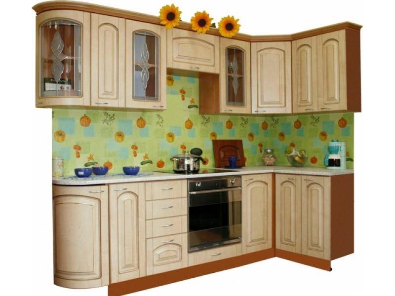 кухня угловая патина беленый дуб в Сыктывкаре