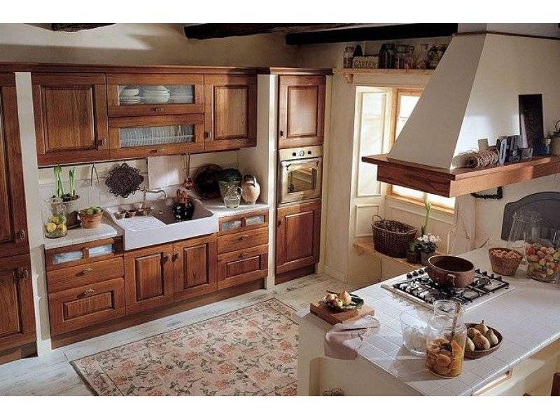 кухня арт из массива 003 в Сыктывкаре