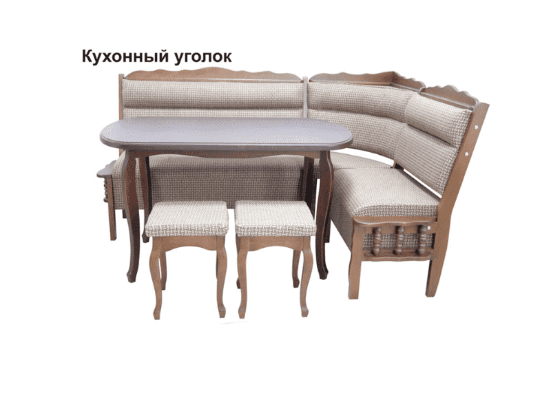 светлый кухонный уголок в Сыктывкаре