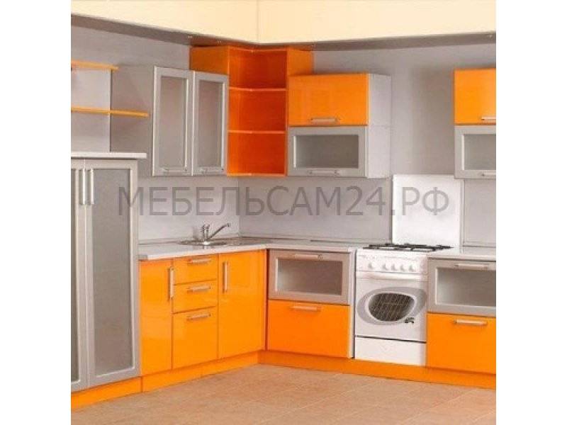 угловая кухня апельсин 2 в Сыктывкаре