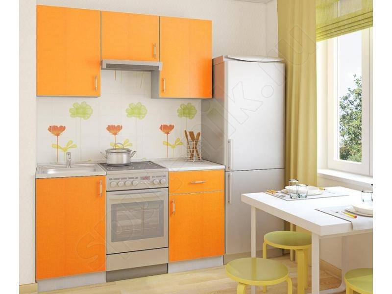 кухонный гарнитур прямой манго в Сыктывкаре