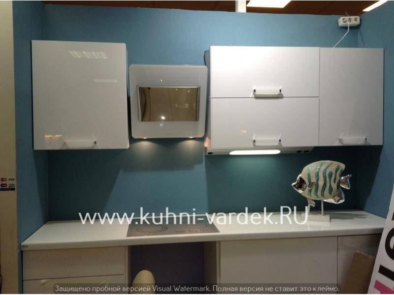 белоснежный кухонный гарнитур айфон в Сыктывкаре