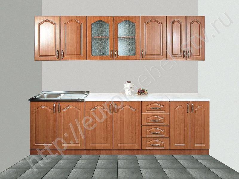кухонный гарнитур прямой классика в Сыктывкаре