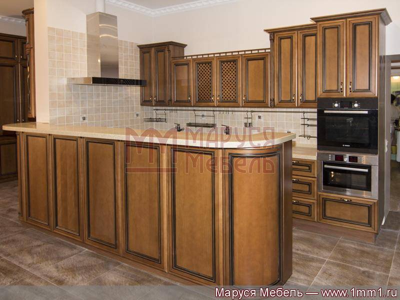 кухня прямая италия массив в Сыктывкаре