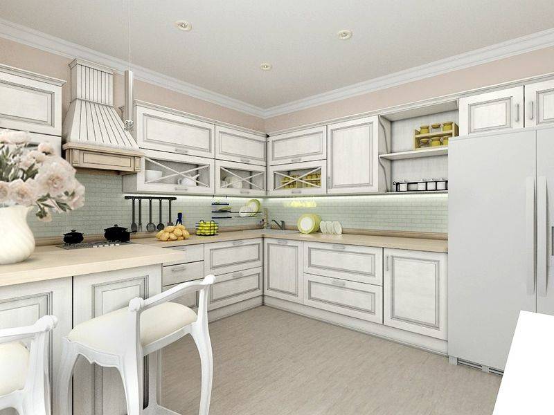 угловая кухня 005 в Сыктывкаре