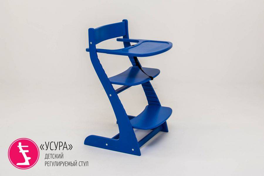 детский растущий регулируемый стул усура синий в Сыктывкаре