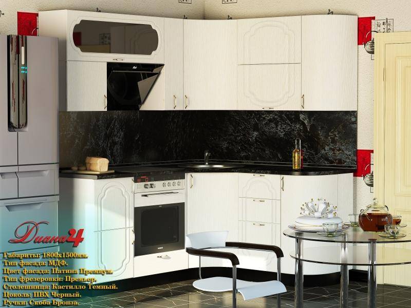 угловая кухня диана 4 в Сыктывкаре