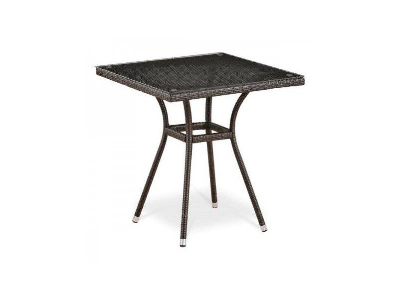 стол из ротанга t282bnt-w51-70x70 brown в Сыктывкаре