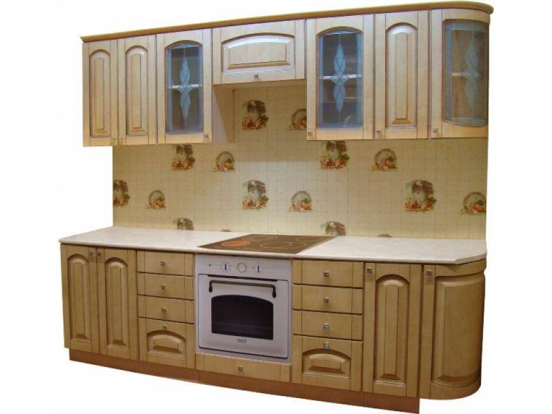 кухня прямая патина беленый дуб в Сыктывкаре