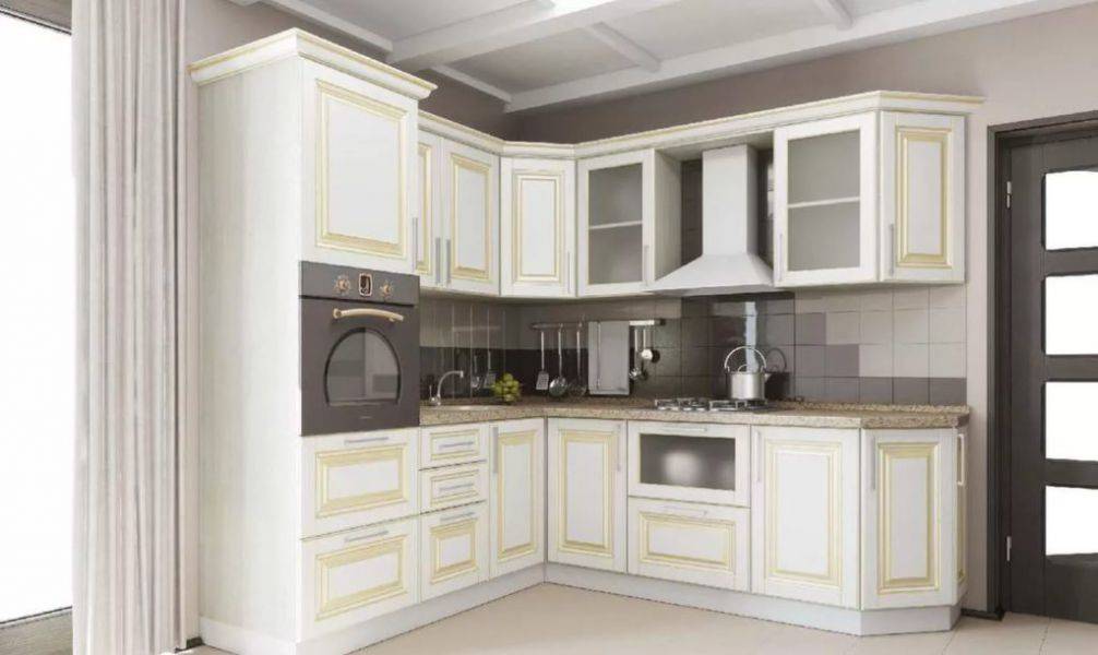 угловая кухня классика из мдф в Сыктывкаре