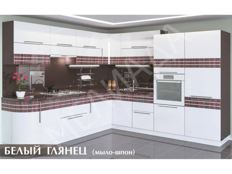 кухня белый глянец в Сыктывкаре
