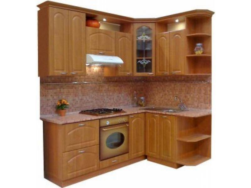 кухонный гарнитур угловой ольха 2 в Сыктывкаре