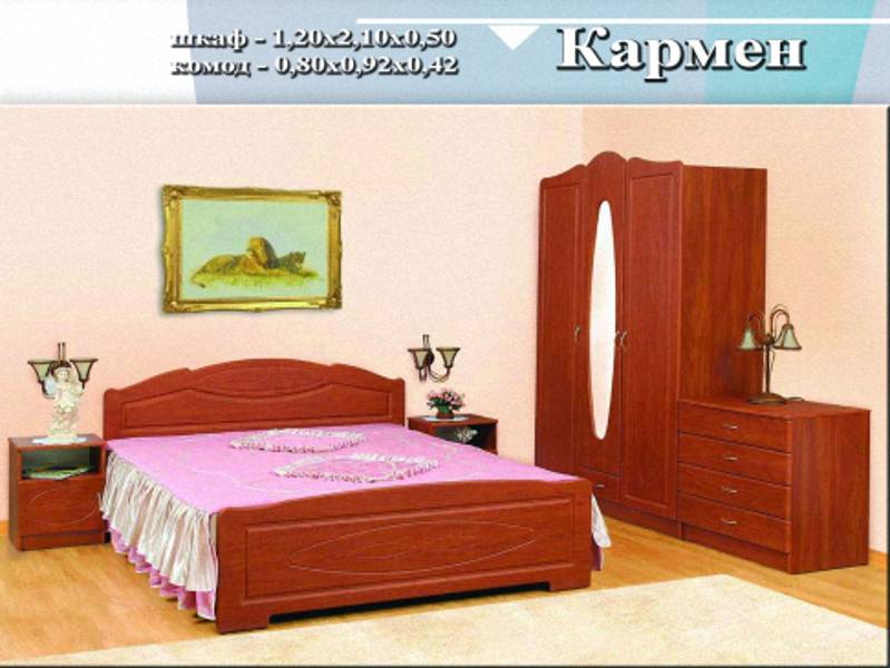 спальный гарнитур «кармен» в Сыктывкаре