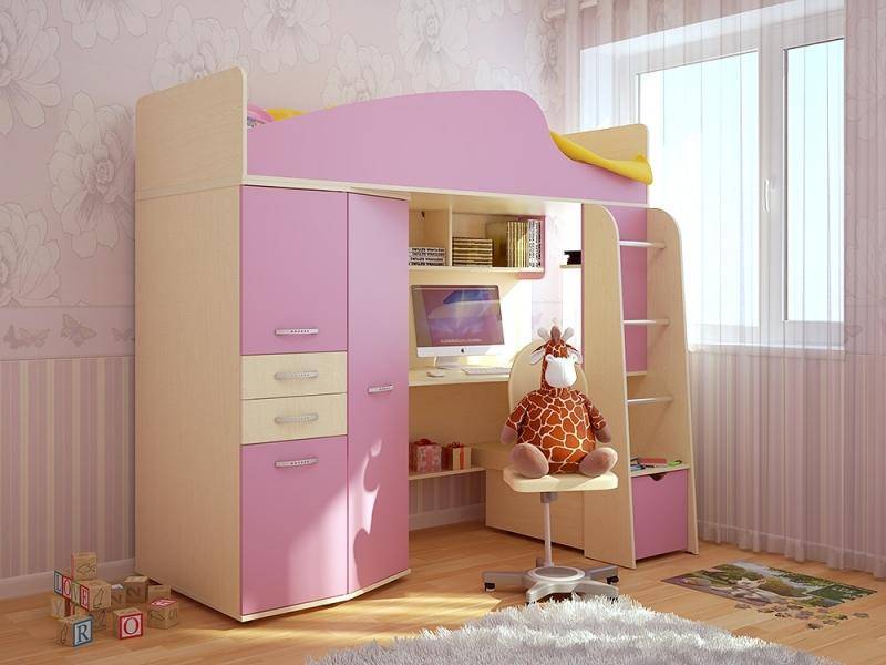 детская кровать нильс с компьютерным столом в Сыктывкаре