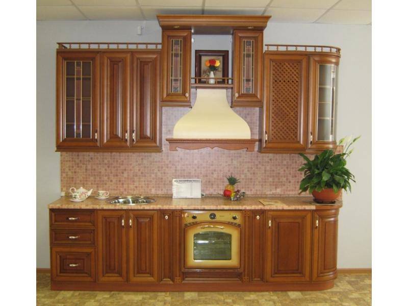 кухня прямая анастасия бергонци массив в Сыктывкаре