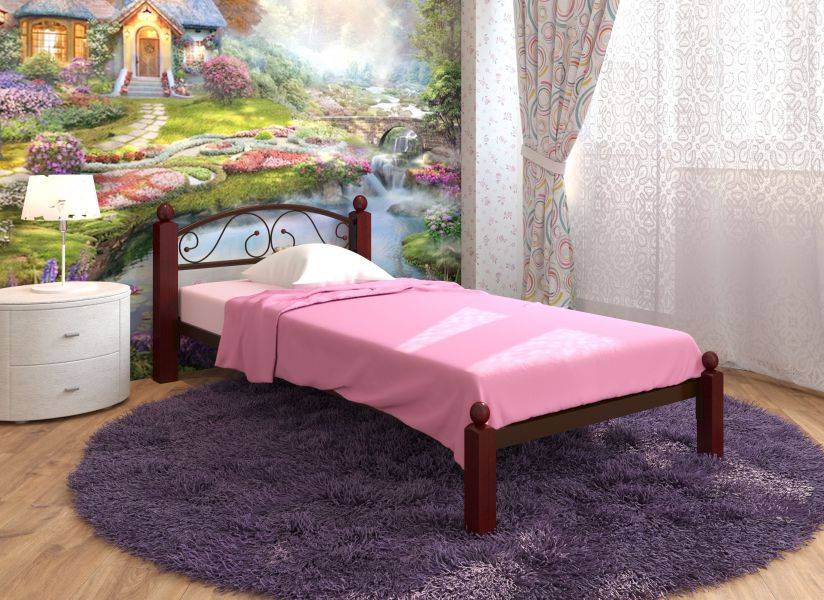 односпальная кровать вероника mini lux в Сыктывкаре