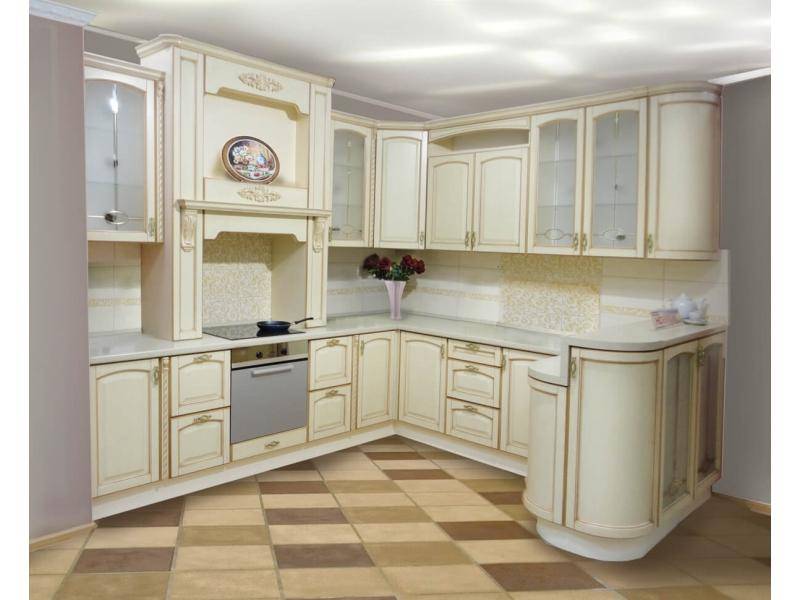 п-образная мебель для кухни альбертина в Сыктывкаре