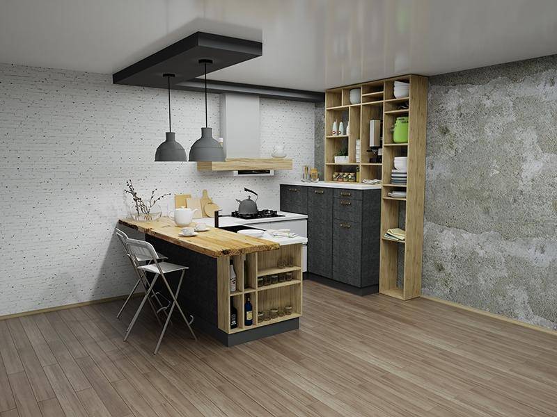 маленькая кухня софитта small в Сыктывкаре