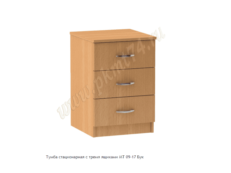 тумба стационарная с тремя ящиками в Сыктывкаре