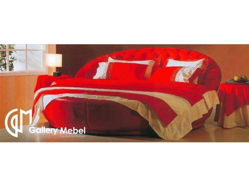 красная кровать letto rotondo 05 в Сыктывкаре