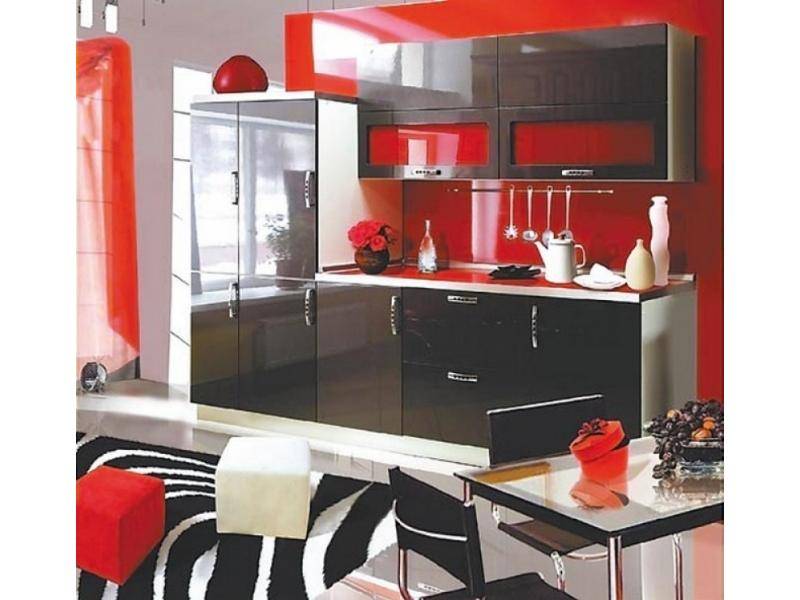 кухня прямая «блек» в Сыктывкаре