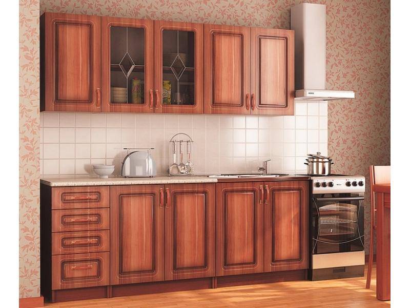 кухня прямая слива мдф в Сыктывкаре