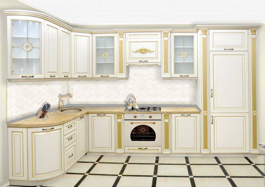 светлая кухня италика в Сыктывкаре