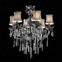 люстра md102743-6a от illuminati прозрачная/бежевая/ хром в Сыктывкаре